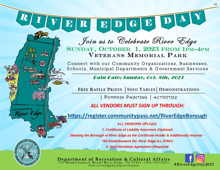 Borough of River Edge New Jersey Bergen County River Edge Day